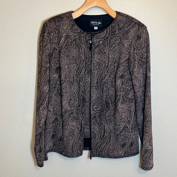 Onyx Nite Two Piece Jacket and Tank Top - Picture 1 of 13